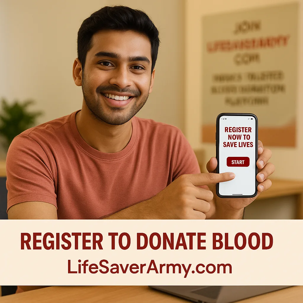 register to donate blood