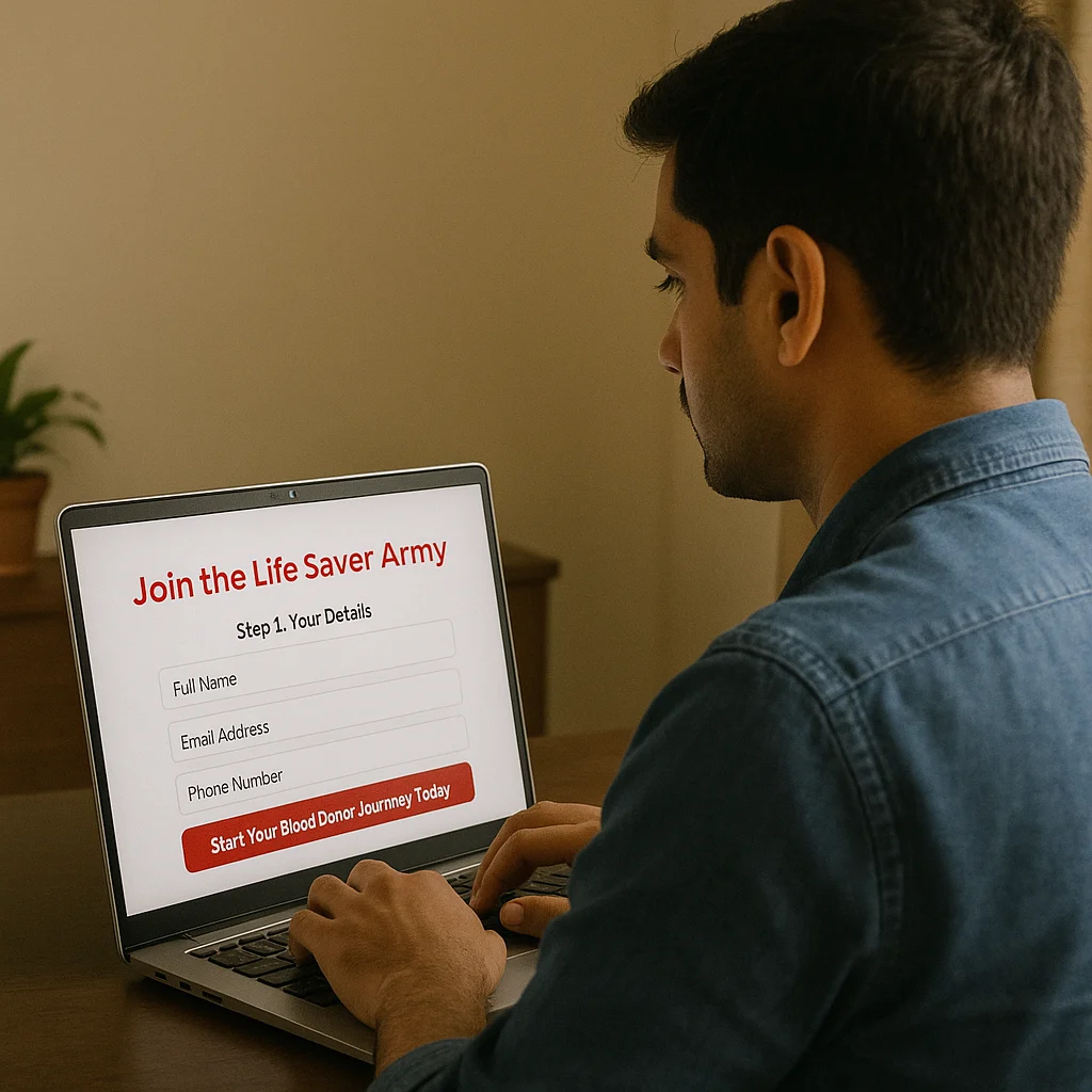 blood donor registration