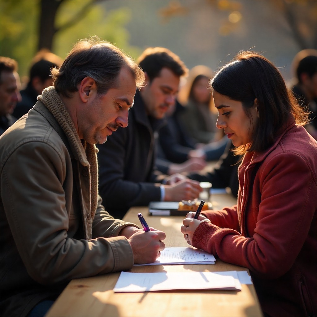 volunteer for blood donation