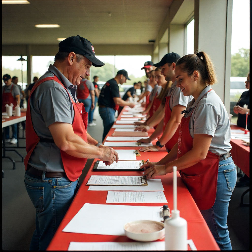 Blood drive organiser