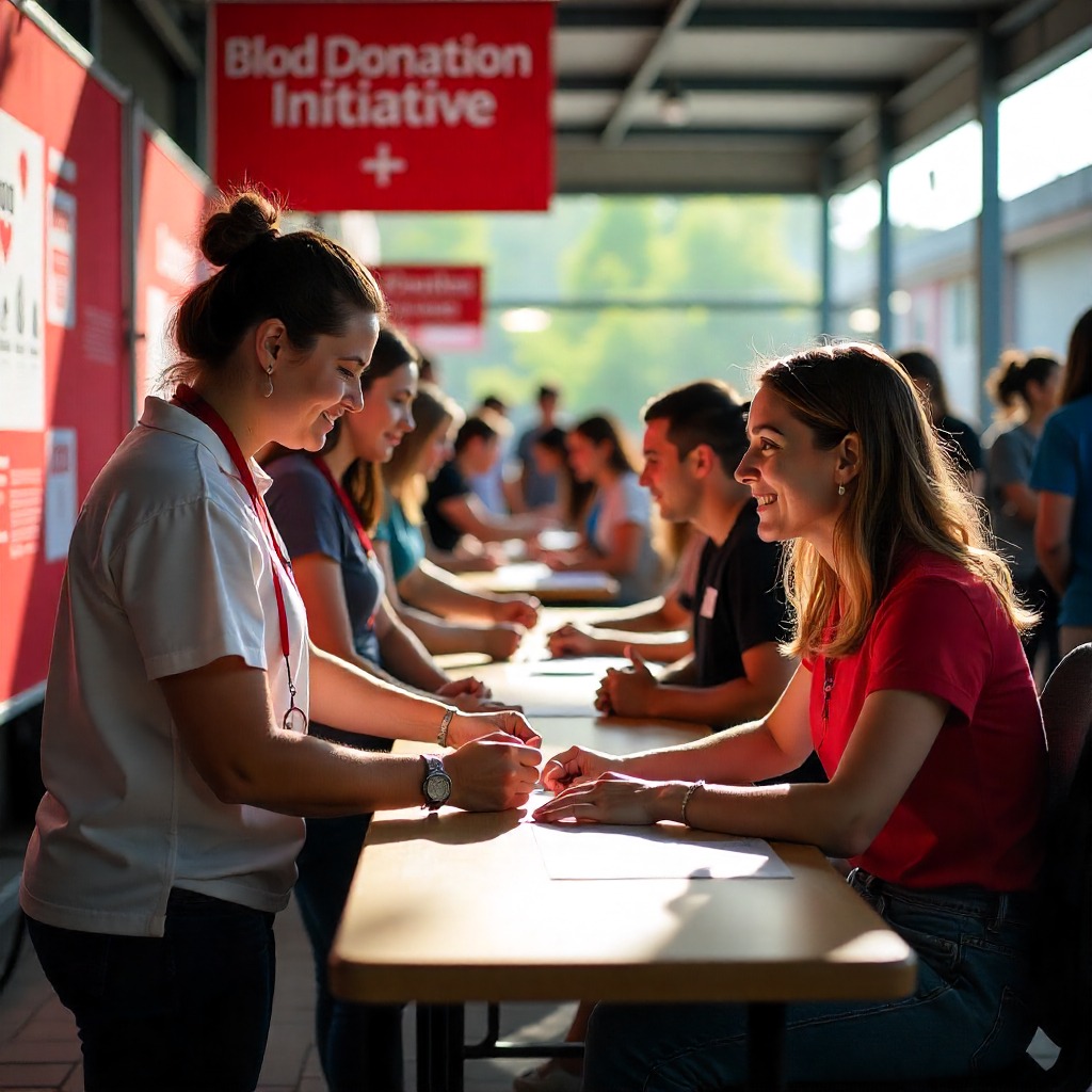 blood donation volunteer initiative