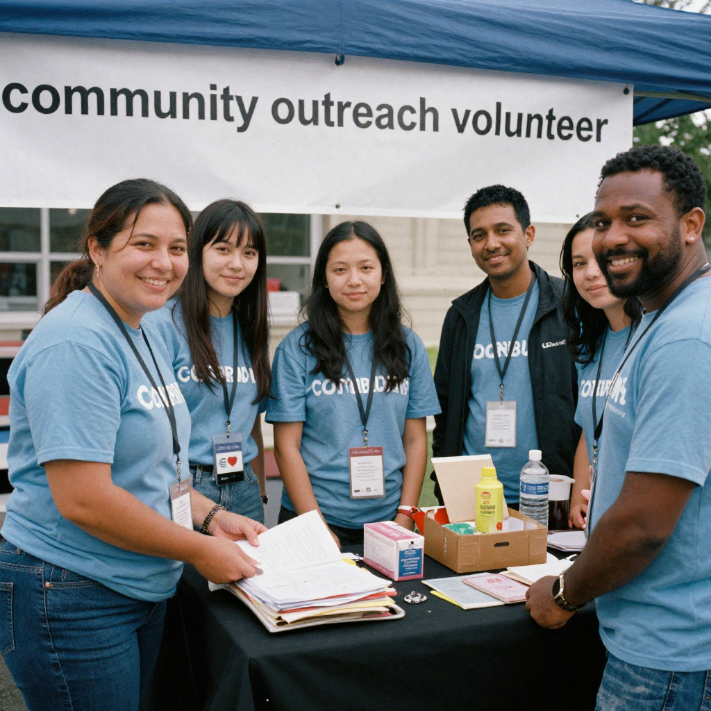 Community outreach volunteer