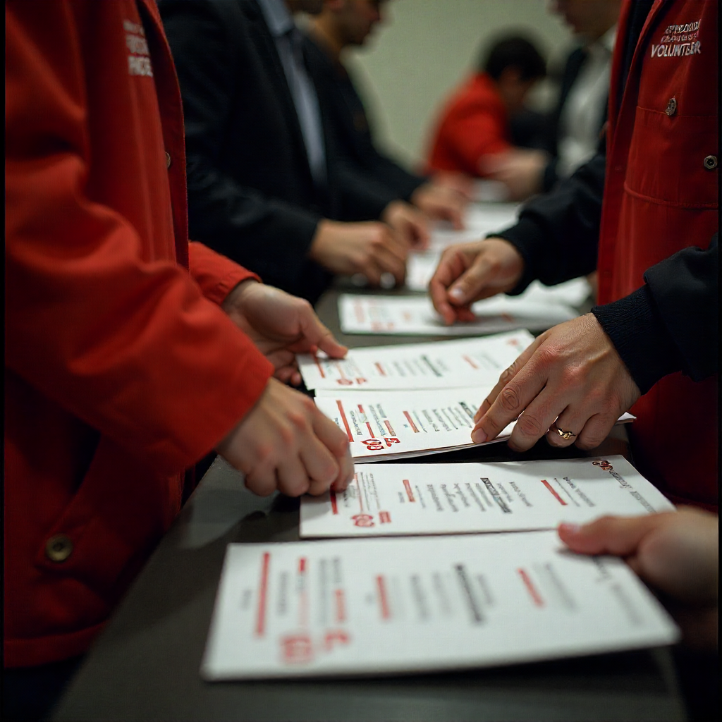 event coordinator for blood donation